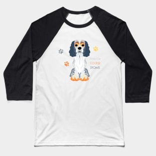 Cute dog American Cocker Spaniel Baseball T-Shirt